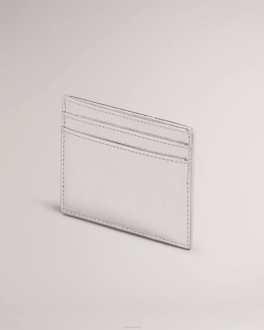 Ted Baker mujer 2ZFP976 accesorios tarjetero liibbaa metalizado plata
