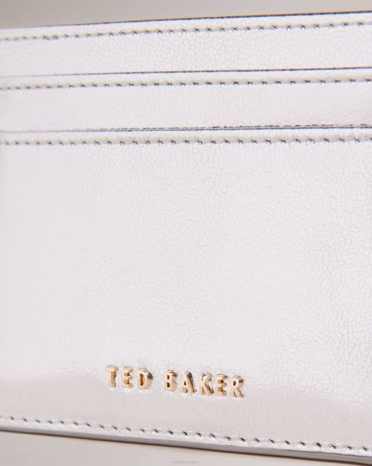 Ted Baker mujer 2ZFP976 accesorios tarjetero liibbaa metalizado plata