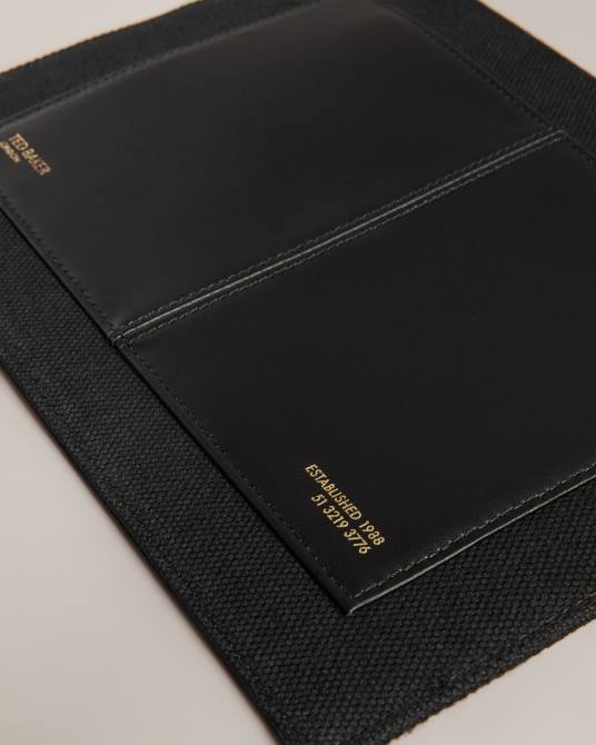 Ted Baker mujer 2ZFP811 bolsas bolsa de lona aksina negro azabache