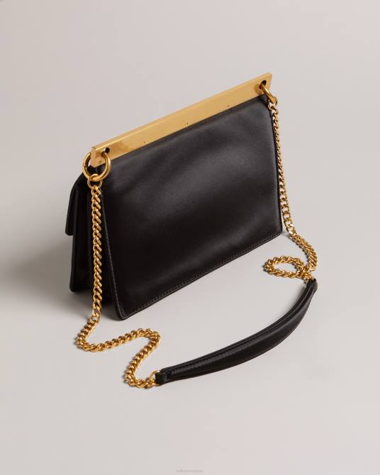 Ted Baker mujer 2ZFP676 bolsas bolso de hombro kialynn pequeño con cadena gruesa negro