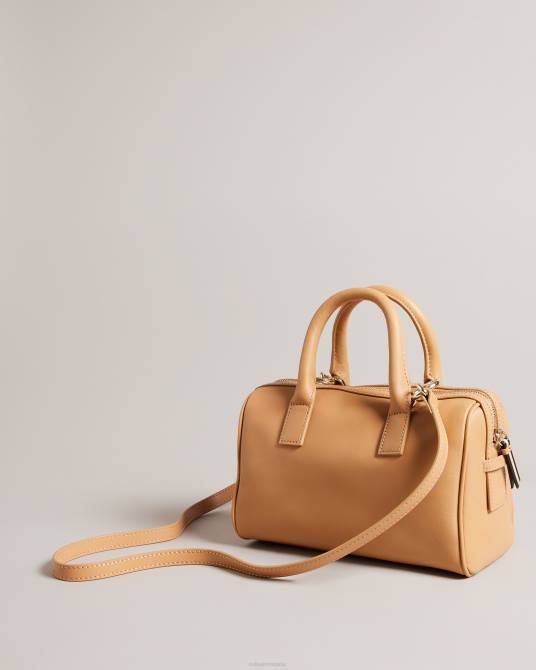 Ted Baker mujer 2ZFP701 bolsas bolso de hombro con cinta de la marca daralia camello