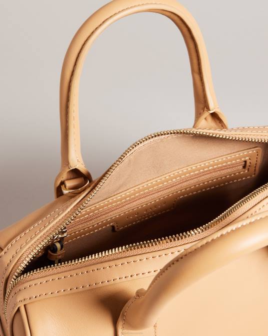 Ted Baker mujer 2ZFP701 bolsas bolso de hombro con cinta de la marca daralia camello