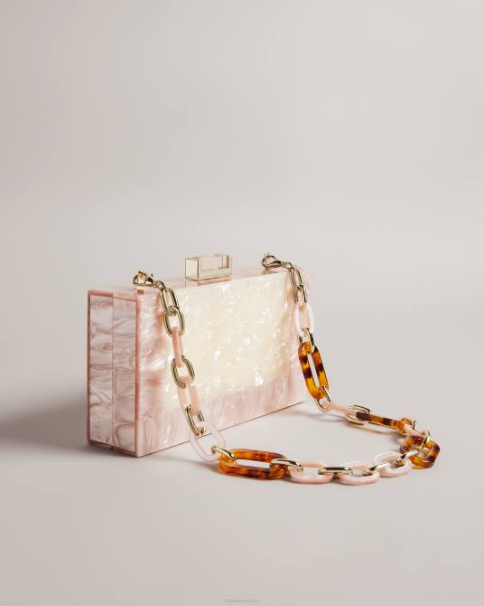 Ted Baker mujer 2ZFP742 bolsas bolso de hombro plassie jaspeado natural
