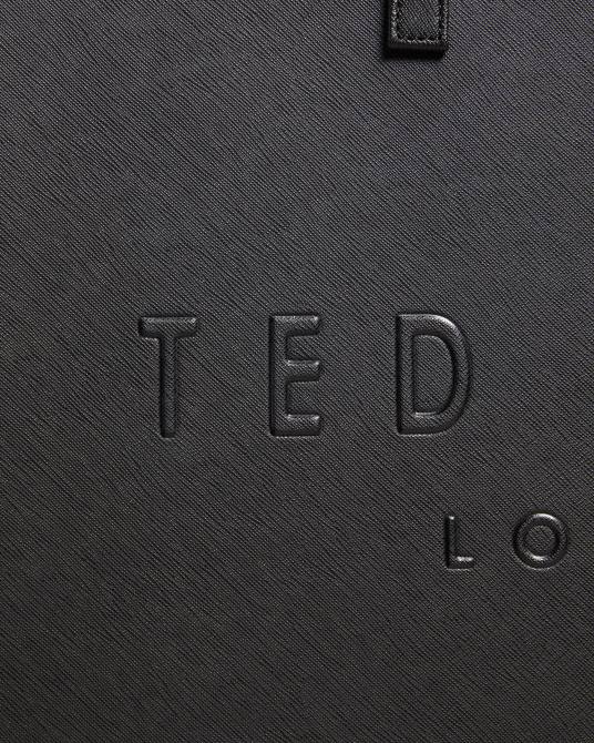 Ted Baker mujer 2ZFP755 bolsas bolso sukicon grande con iconos negro