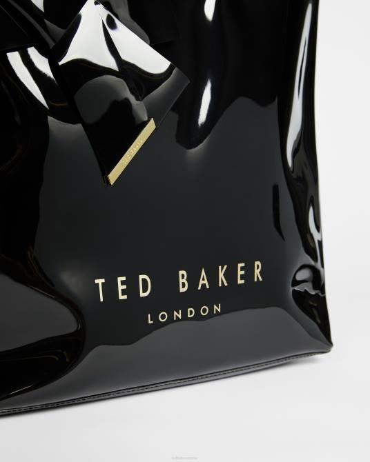 Ted Baker mujer 2ZFP757 bolsas icono grande del arco del nudo nicon negro