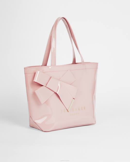 Ted Baker mujer 2ZFP774 bolsas bolso icon pequeño nikicon con lazo nudo Rosa palido