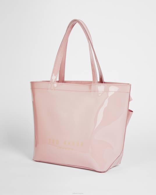 Ted Baker mujer 2ZFP774 bolsas bolso icon pequeño nikicon con lazo nudo Rosa palido