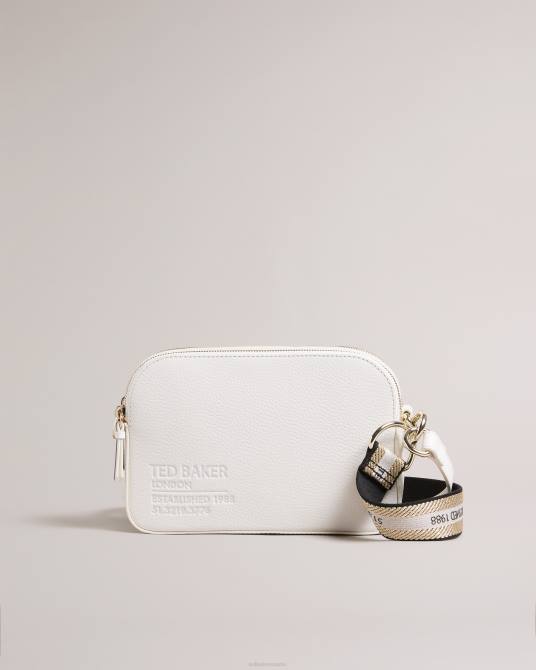 Ted Baker mujer 2ZFP724 bolsas bolso para cámara con correas y logo de dailiah crudo