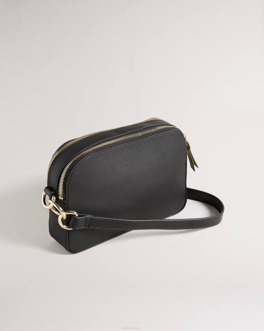 Ted Baker mujer 2ZFP734 bolsas bolso para cámara con correas y logo de Darcelo negro