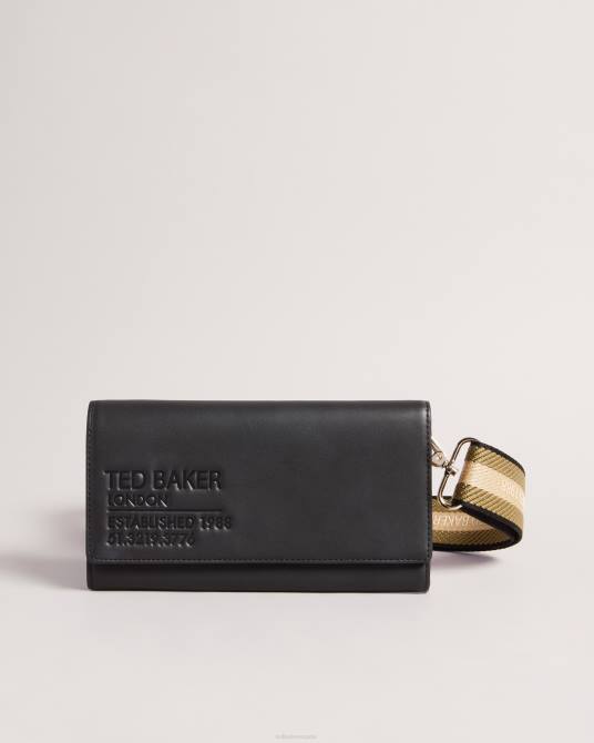 Ted Baker mujer 2ZFP1147 bolsas bandolera kamelya con detalle de cincha negro