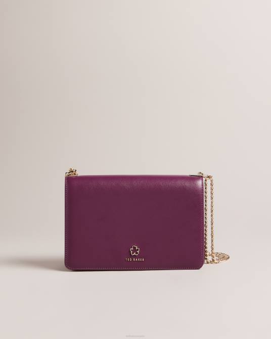 Ted Baker mujer 2ZFP674 bolsas bandolera jorjey con ojales y flores sangre de buey