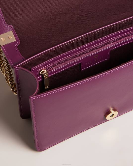 Ted Baker mujer 2ZFP674 bolsas bandolera jorjey con ojales y flores sangre de buey