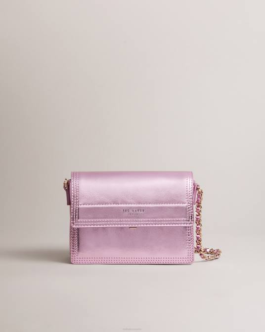 Ted Baker mujer 2ZFP680 bolsas bolso crossbody libbe de cuero rosa