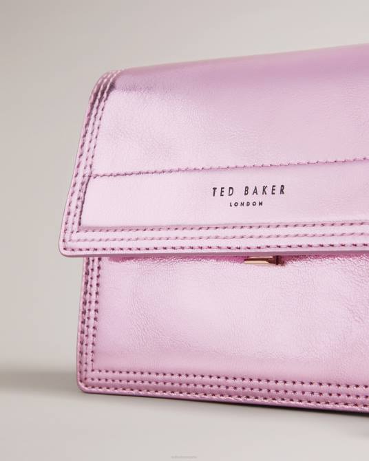 Ted Baker mujer 2ZFP680 bolsas bolso crossbody libbe de cuero rosa