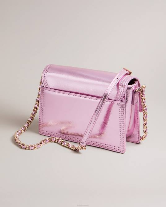 Ted Baker mujer 2ZFP680 bolsas bolso crossbody libbe de cuero rosa