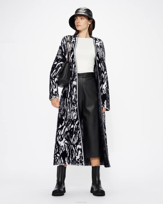 Ted Baker mujer 2ZFP699 bolsas bolso bandolera ayahlin acolchado de piel negro