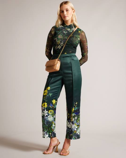 Ted Baker mujer 2ZFP704 bolsas bandolera plisada pyalily camello