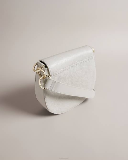 Ted Baker mujer 2ZFP705 bolsas bolso bandolera con cintas y logo daliai gris claro