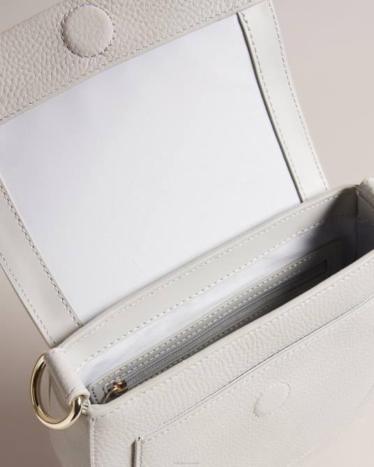 Ted Baker mujer 2ZFP705 bolsas bolso bandolera con cintas y logo daliai gris claro