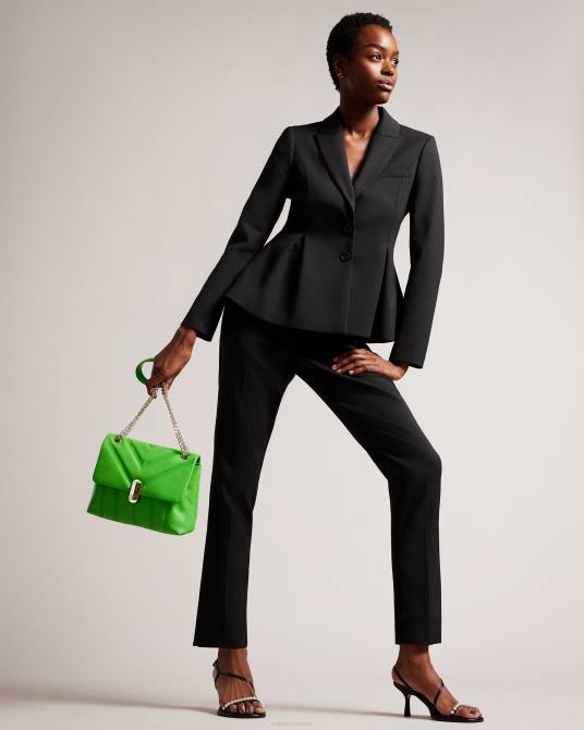 Ted Baker mujer 2ZFP707 bolsas bolso bandolera ayahlin acolchado de piel verde