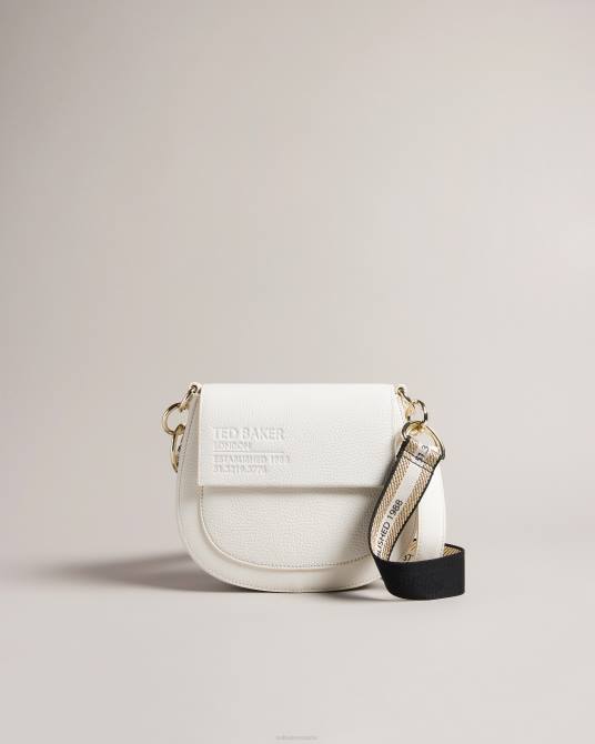 Ted Baker mujer 2ZFP719 bolsas bolso bandolera con cintas y logo daliai crudo