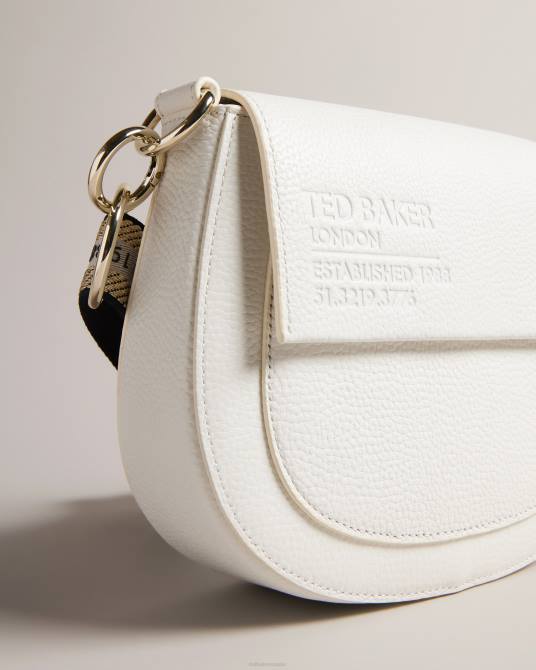 Ted Baker mujer 2ZFP719 bolsas bolso bandolera con cintas y logo daliai crudo