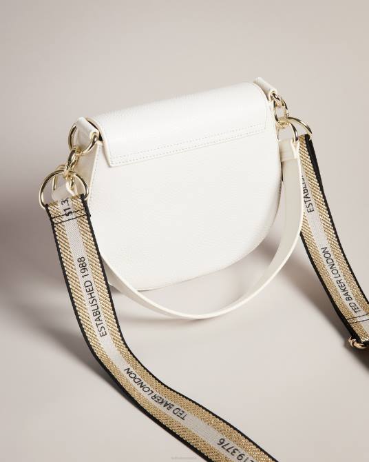 Ted Baker mujer 2ZFP719 bolsas bolso bandolera con cintas y logo daliai crudo