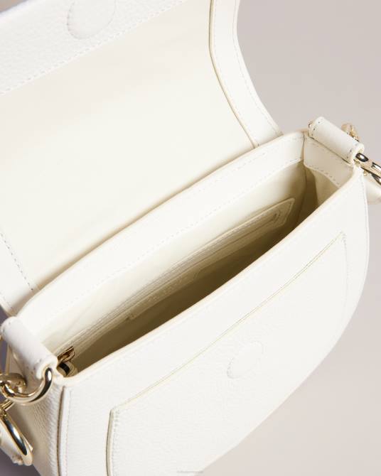 Ted Baker mujer 2ZFP719 bolsas bolso bandolera con cintas y logo daliai crudo