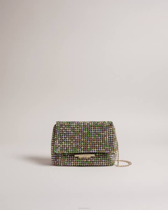 Ted Baker mujer 2ZFP725 bolsas bandolera mini con cristales brillantes multicolor