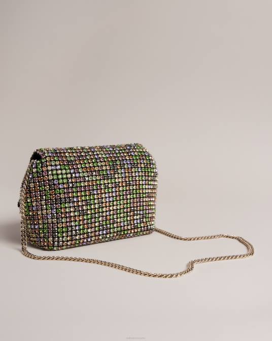 Ted Baker mujer 2ZFP725 bolsas bandolera mini con cristales brillantes multicolor