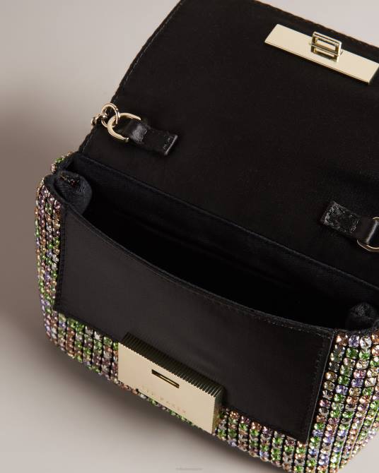 Ted Baker mujer 2ZFP725 bolsas bandolera mini con cristales brillantes multicolor