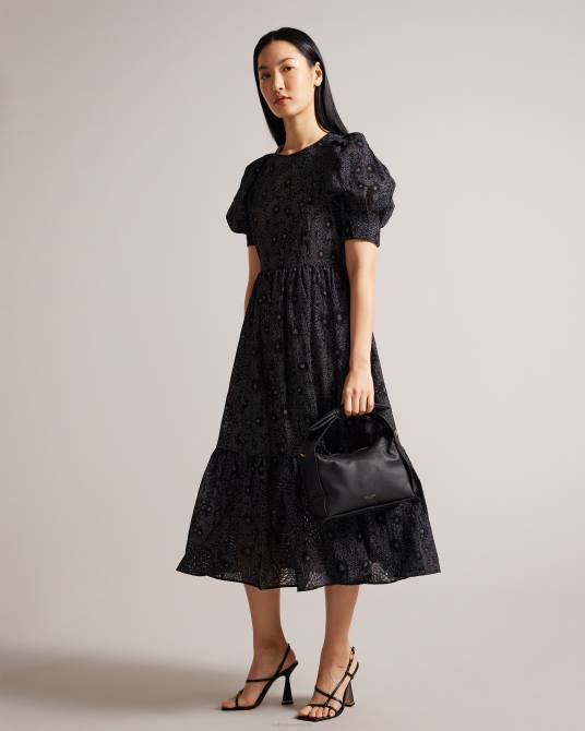 Ted Baker mujer 2ZFP727 bolsas bandolera niasin con detalle de lazo negro