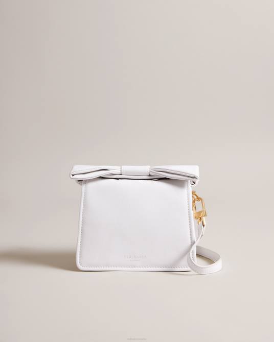 Ted Baker mujer 2ZFP731 bolsas bolso bandolera niasina mini con detalle de lazo blanco