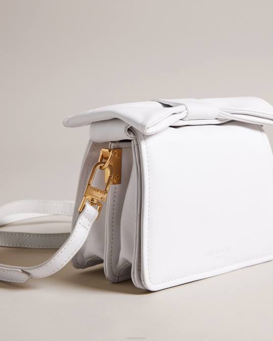 Ted Baker mujer 2ZFP731 bolsas bolso bandolera niasina mini con detalle de lazo blanco