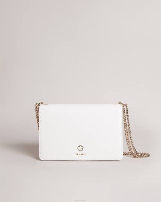 Ted Baker mujer 2ZFP736 bolsas bandolera jorjey con ojales y flores Marfil