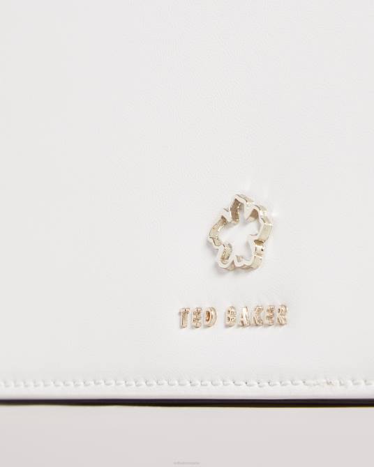 Ted Baker mujer 2ZFP736 bolsas bandolera jorjey con ojales y flores Marfil