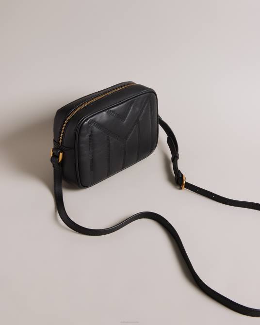 Ted Baker mujer 2ZFP740 bolsas bandolera acolchada ayalily de piel negro