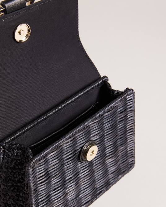 Ted Baker mujer 2ZFP743 bolsas bandolera jaylisa con asa superior tipo cesta negro