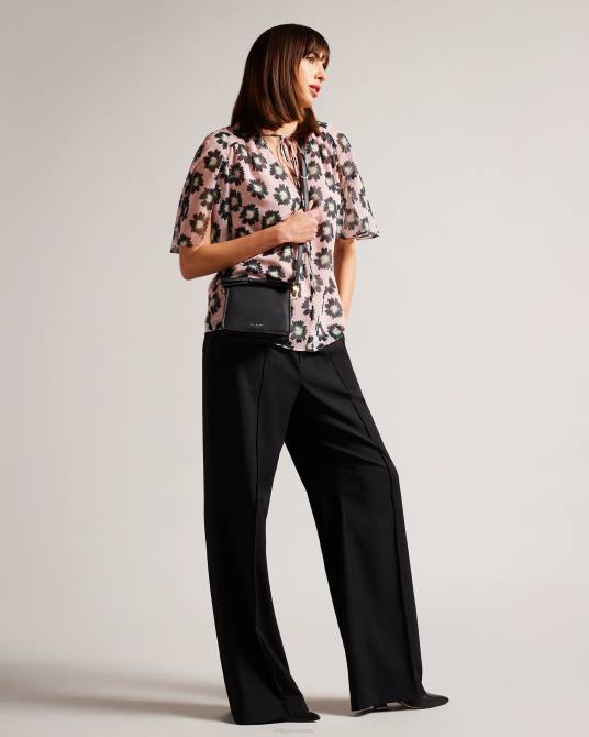 Ted Baker mujer 2ZFP745 bolsas bolso bandolera niasina mini con detalle de lazo negro