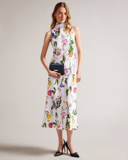 Ted Baker mujer 2ZFP748 bolsas bandolera kienya de satén azul oscuro