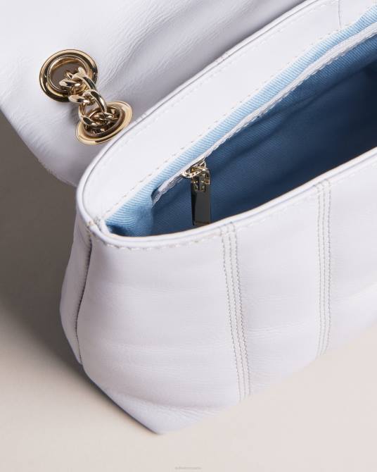 Ted Baker mujer 2ZFP752 bolsas bolso bandolera ayalina mini acolchado de piel azul claro