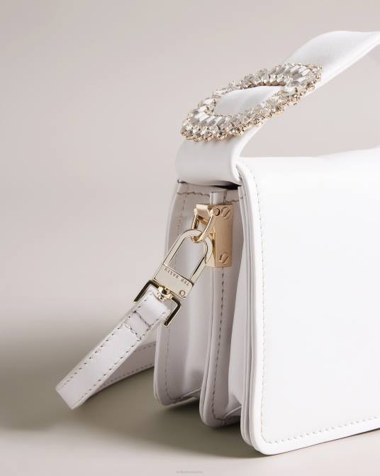Ted Baker mujer 2ZFP759 bolsas bandolera emie con detalle de joya crudo