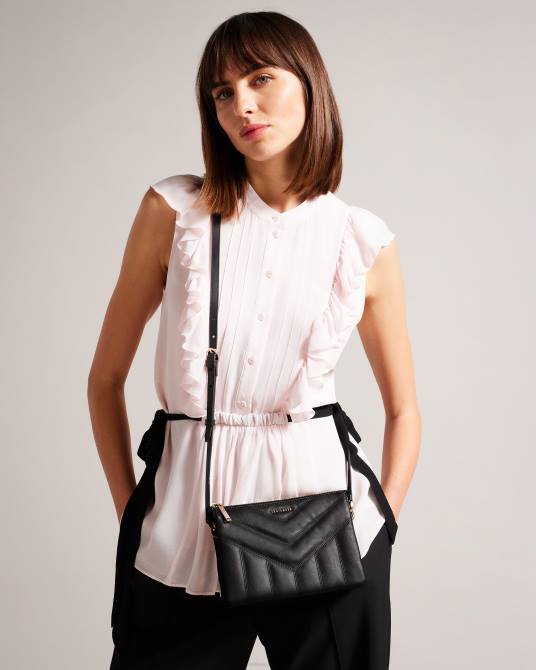 Ted Baker mujer 2ZFP789 bolsas bandolera acolchada ayasini negro