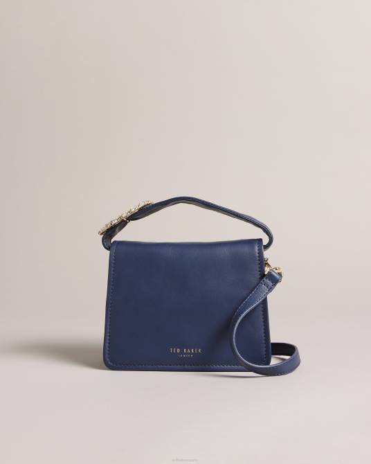 Ted Baker mujer 2ZFP794 bolsas bandolera emie con detalle de joya azul oscuro