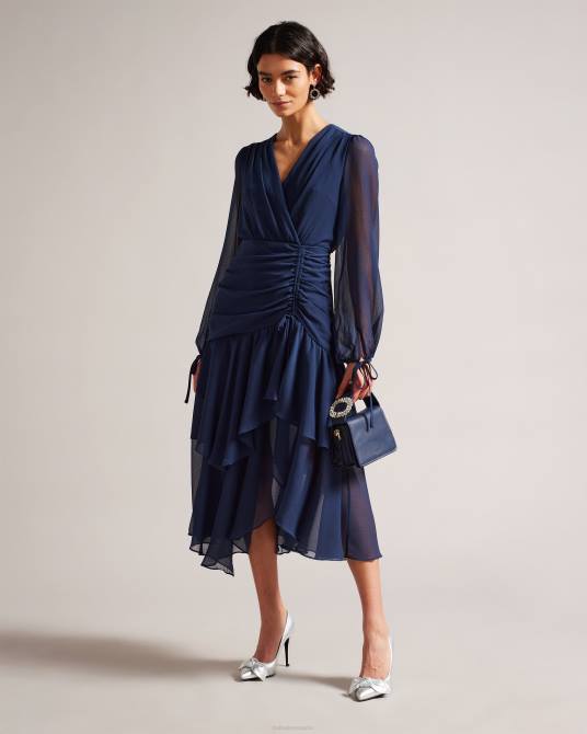 Ted Baker mujer 2ZFP794 bolsas bandolera emie con detalle de joya azul oscuro