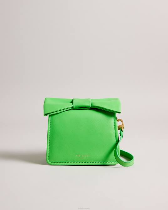 Ted Baker mujer 2ZFP802 bolsas bolso bandolera niasina mini con detalle de lazo verde