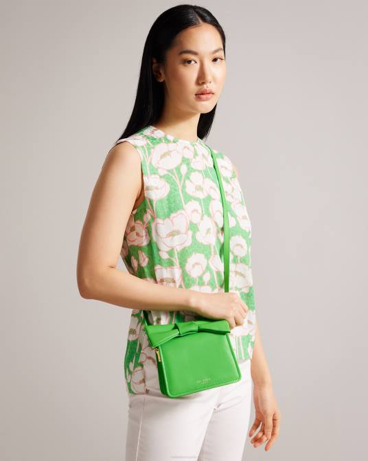 Ted Baker mujer 2ZFP802 bolsas bolso bandolera niasina mini con detalle de lazo verde