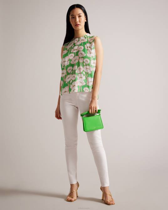 Ted Baker mujer 2ZFP802 bolsas bolso bandolera niasina mini con detalle de lazo verde