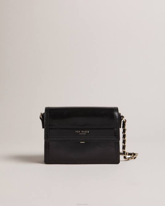 Ted Baker mujer 2ZFP803 bolsas bolso crossbody libbe de cuero negro