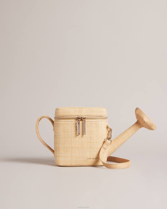 Ted Baker mujer 2ZFP805 bolsas Bolsa para cadáveres cruz regadera de paja Watrcan natural